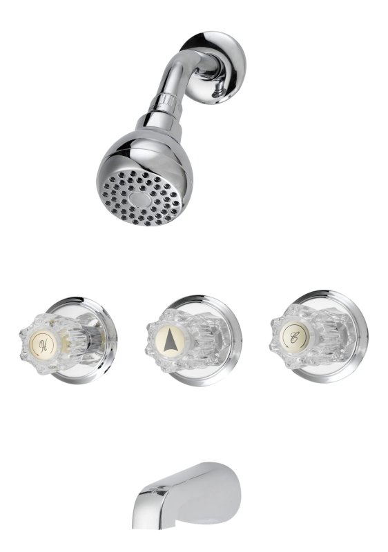 [1678481] FAUCET TUB/SHOWER 3HNDL CHROME
