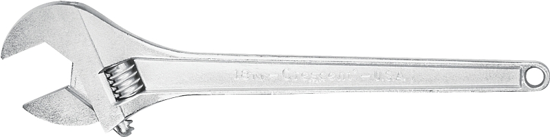 WRENCH ADJUST ABLE15IN CHROME 