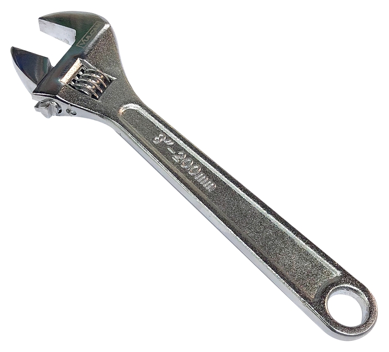 WRENCH ADJUSTABLE 8IN         