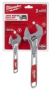 WRENCH SET ADJ 6 & 10IN 2PC   