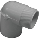 ELBOW 90 DEG ST PVC MXF 1/2   