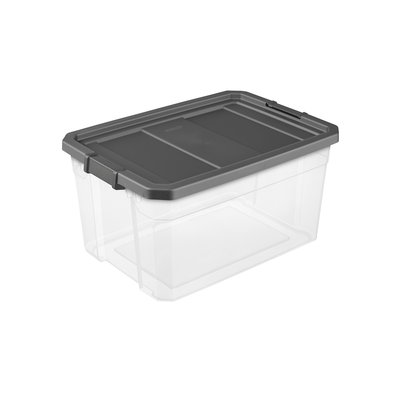 BOX STACKER MODULAR CLEAR 76QT