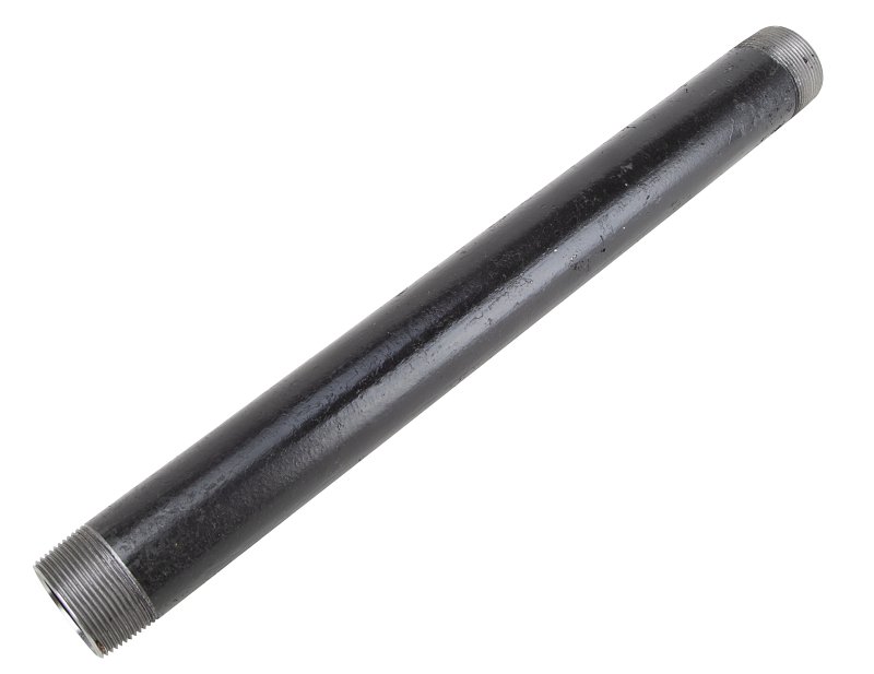 PIPE NIPPLE BLACK 1-1/2X18    