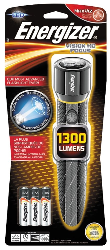 FLASHLIGHT HD 6AAA 1300LUMEN  
