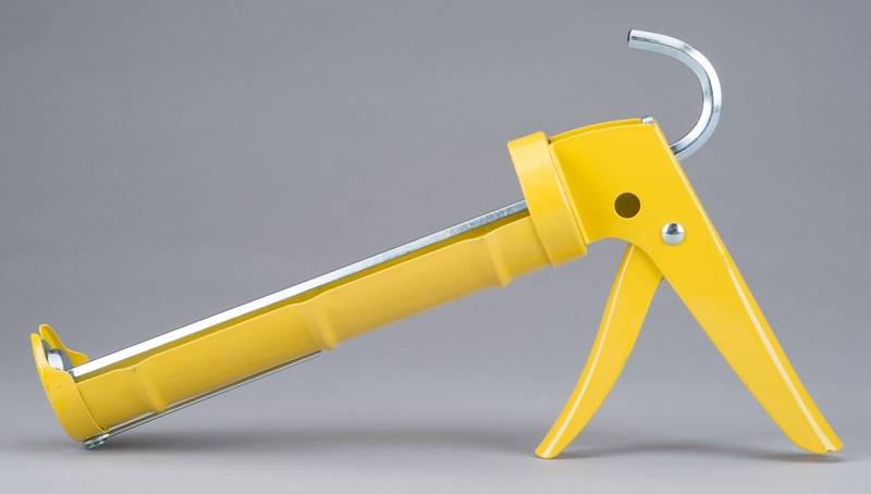 GUN CAULK HX CRADLE METAL 10OZ