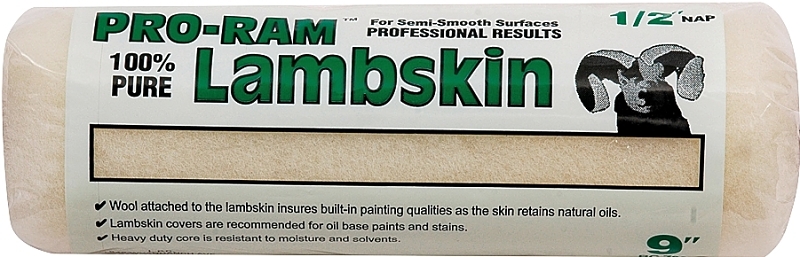 ROLLER COVER LAMBSKIN 9X1/2IN 