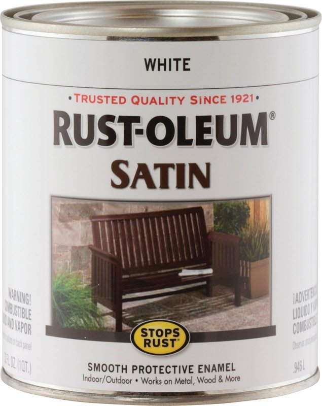 [8397093] PAINT STOP RUST SATIN WHITE QT