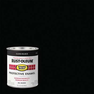 PAINT RUST OBS GLOSS BLK QUART