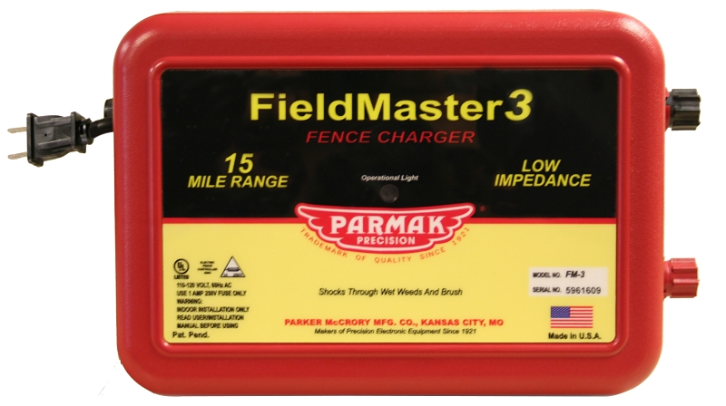CHARGER FENCE U/L 110V-AC 15MI