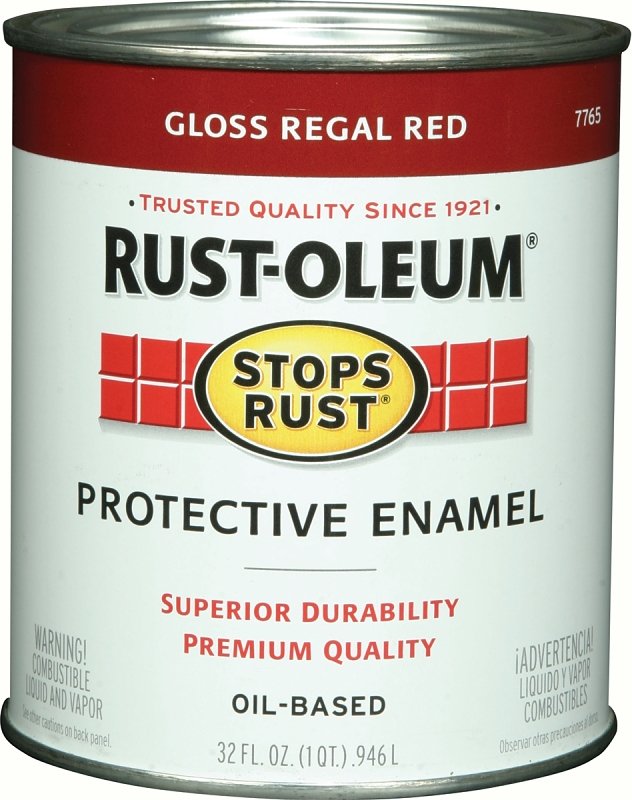 PAINT RST OBS GLO REGAL RED QT
