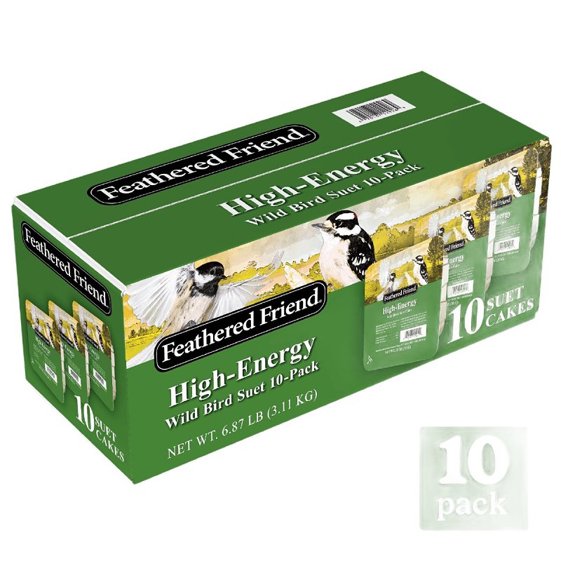 FOOD BIRD SUET HI-ENERGY 10PK 