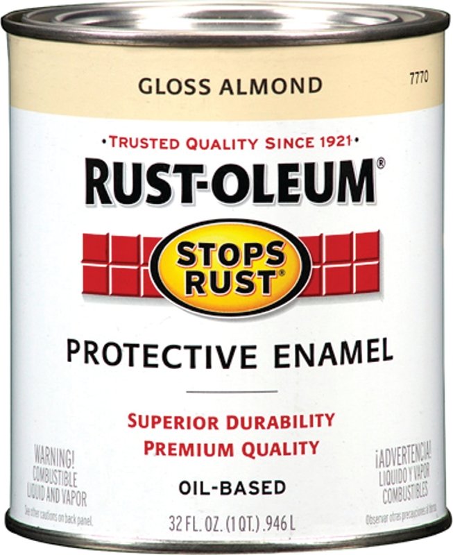 [8981110] PAINT RUST OBS GLOSS ALMOND QT
