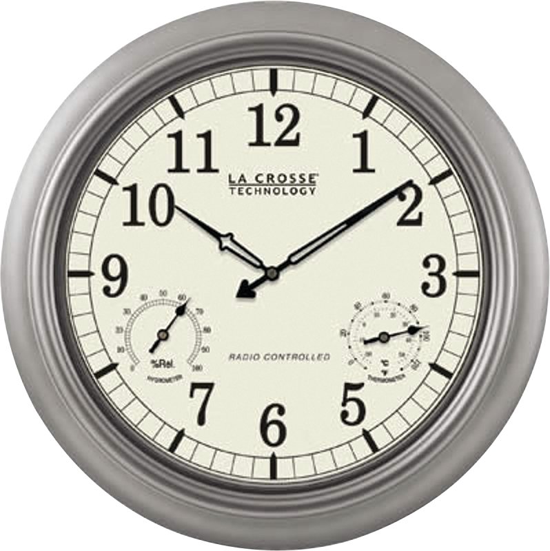 CLOCK ANALOG QUARTZ IN/OUT18IN