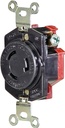 RECEPTACLE BLACK 2POLE 125V   