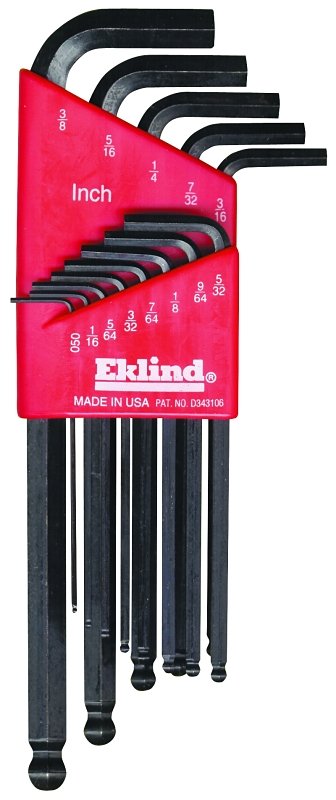 KEY HEX SET 13PC SAE LONG ARM 