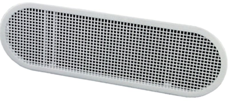 SOFFIT VENT 4X12IN WHITE OVAL 