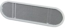 SOFFIT VENT 4X12IN WHITE OVAL 