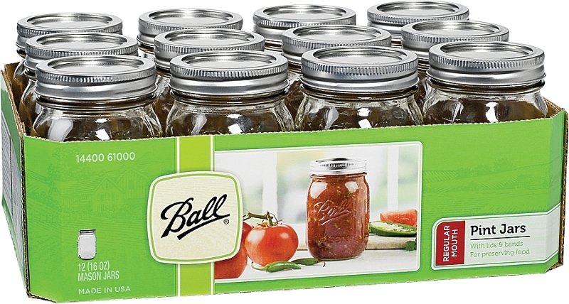 [9375205] JAR CANNING MASON REG 1 PINT  