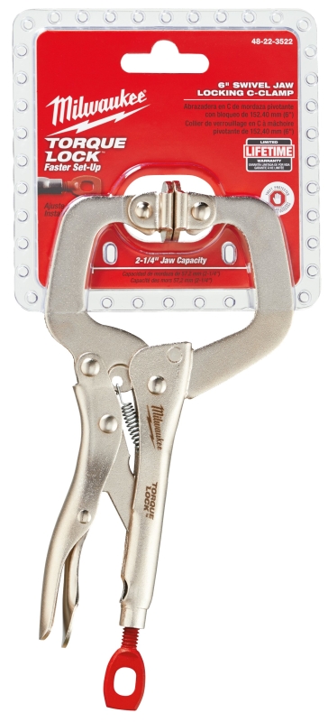 C-CLAMP SWVL JAW LOCK 6IN     