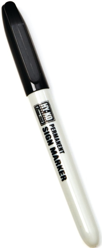 MARKER SIGN PERMANENT BLACK   