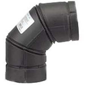 ELBOW STOVEPIIPE 90DEG BLK    