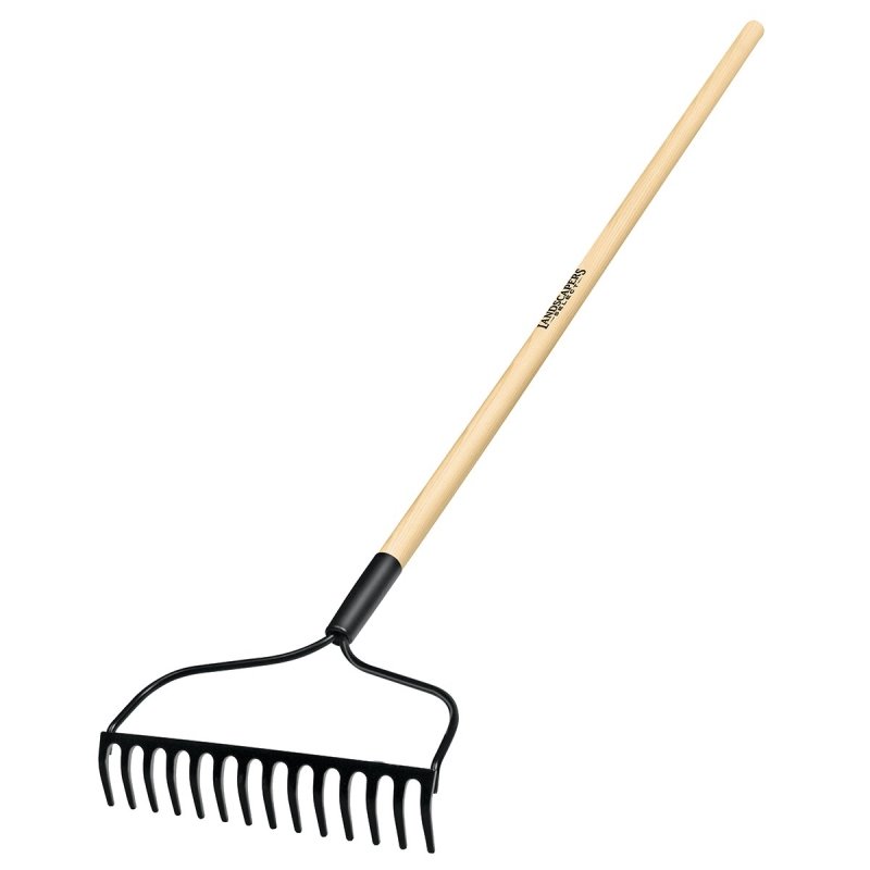 [1335132] RAKE BOW 14 TINE WOOD HDL 48IN