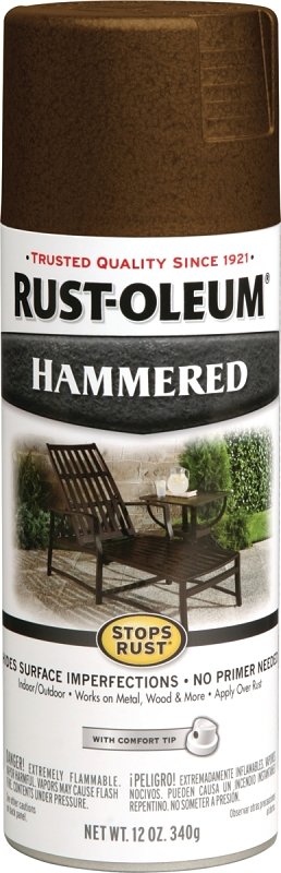 [3738846] PAINT SPRAY HAMMERED BRN 12OZ 