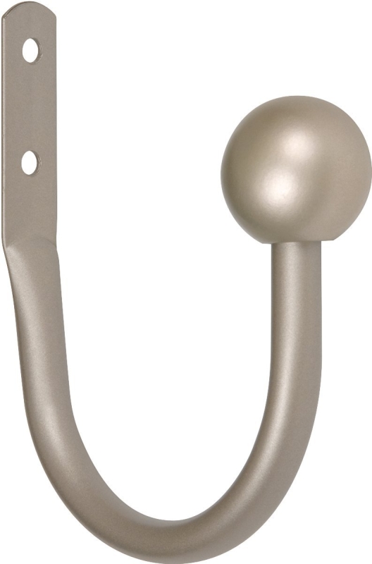 HOLDBACK BALL END ANTIQ PEWTER