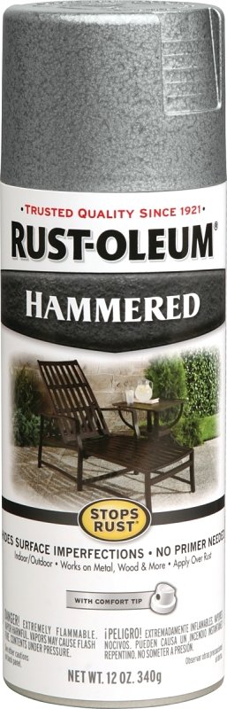 [6238166] PAINT SPRAY HAMMERED SLVR 12OZ