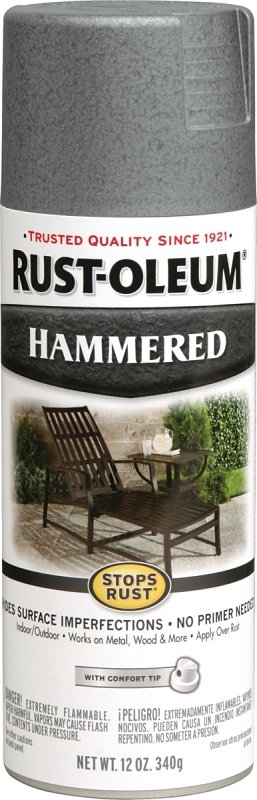 [6238364] PAINT SPRAY HAMMERED GRAY 12OZ
