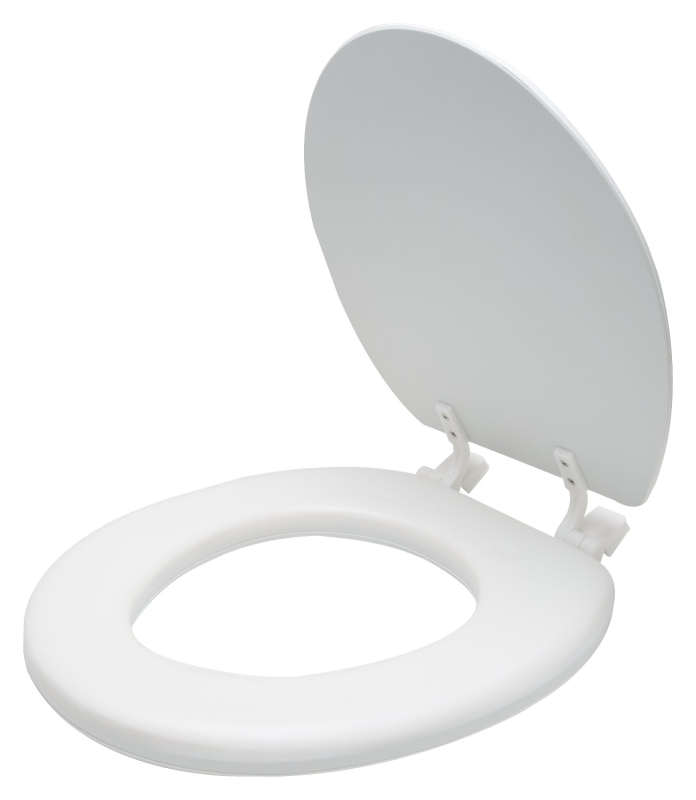 TOILET SEAT RND SOFT WHITE    