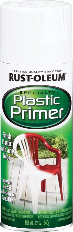 PRIMER SPRAY PLASTIC WHT 12OZ 
