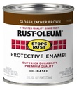 PAINT RST OBS LTHR BROWN 1/2PT