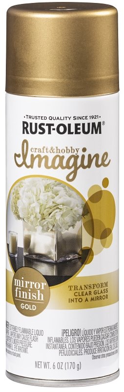 PAINT SPRAY MIRROR GOLD 6OZ   