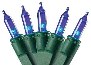 LIGHT INCNDSCT MINI BLUE 100CT