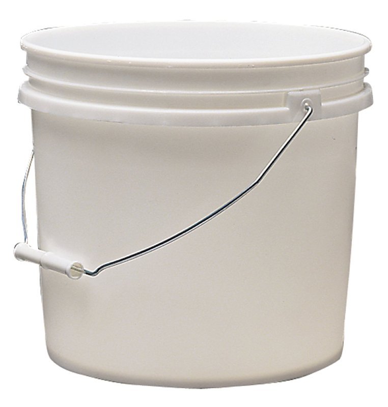 [6155816] PAINT PAIL PLSTC WHT 3.5GAL   