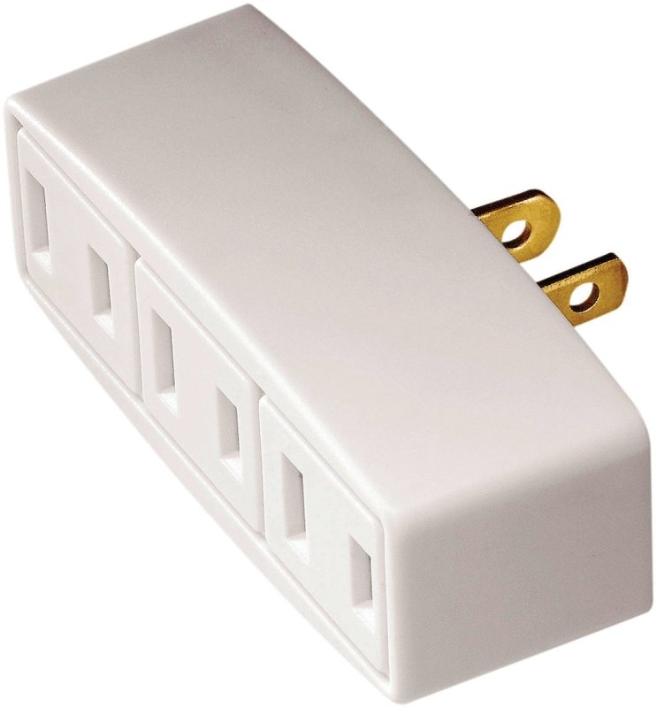 PLG OUTLET FLT WHT 15W 125V   