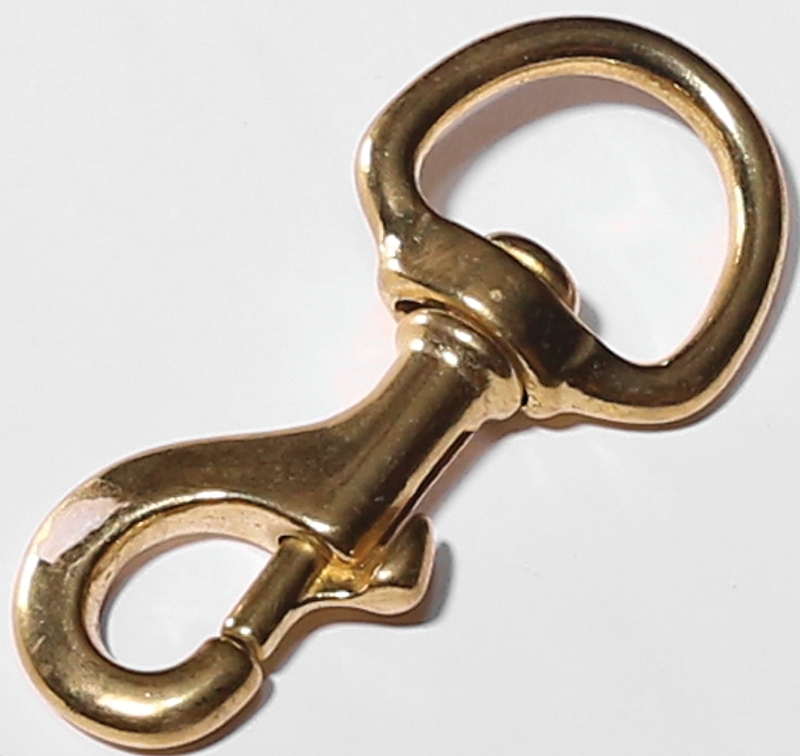 BOLT SNAP BRNZ RNDEYE SWVL 1IN