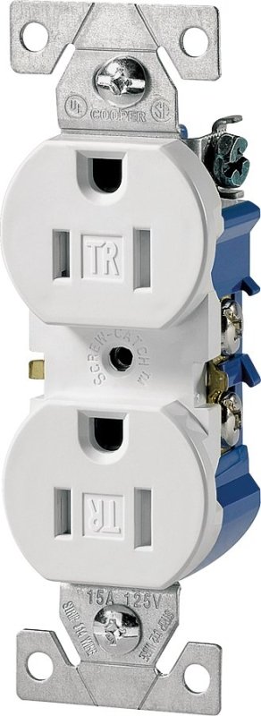 [2237527] RECEPTACLE DPLX WHITE 15A/125V