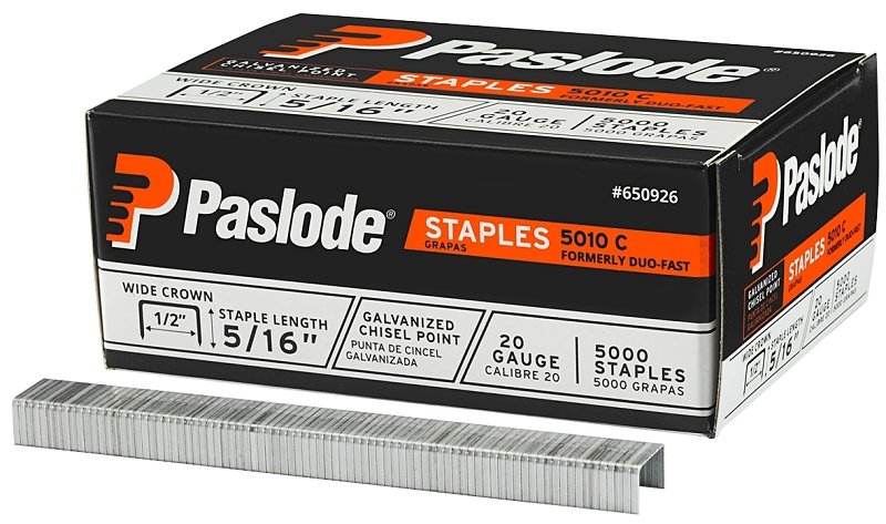 [2816585] STAPLE CROWN FINISH 5/16X1/2IN