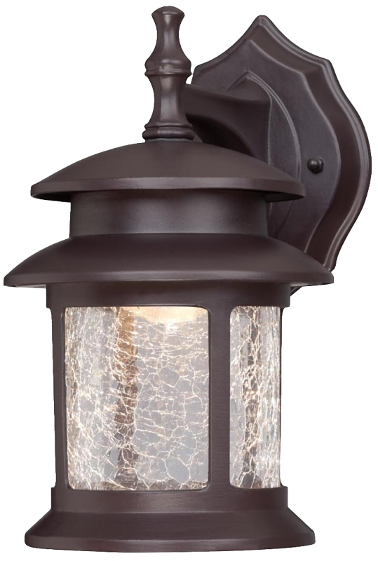 LANTERN LED 9W ORB/CRCKLD GLS 