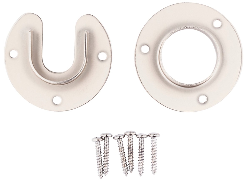 FLANGE SET STN NCKL FINISH    