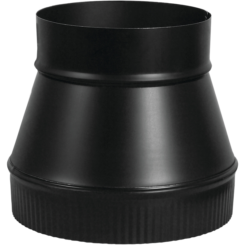 FLUE PIPE INCREASER 7X8IN BLK 