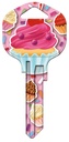 KW1 KEYBLANK CUPCAKE BLING    