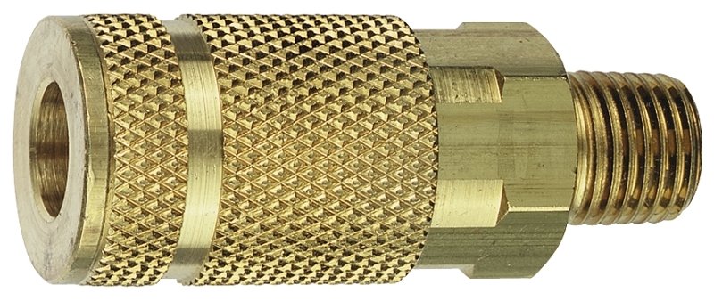 COUPLER AIR LINE MALE 1/4     