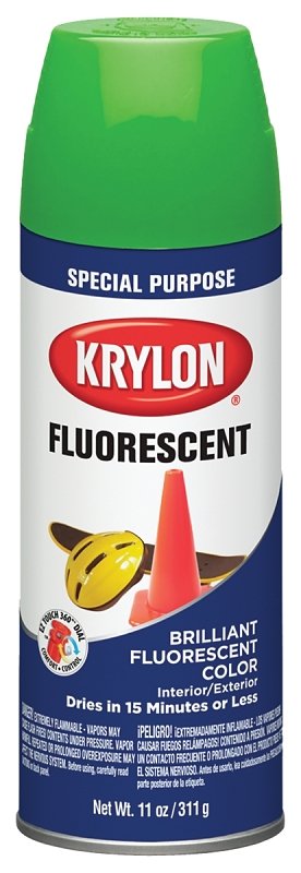 PAINT SPRAY FLUOR GREEN 11OZ  