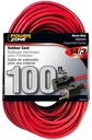 CORD EXT14/3X100FT RED        