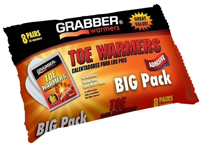 TOE WARMER ADHESIVE 6 HR 8PACK