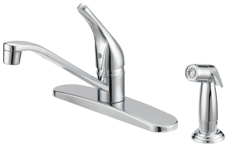 FAUCET KITCHEN 8IN LEVER CHRM 