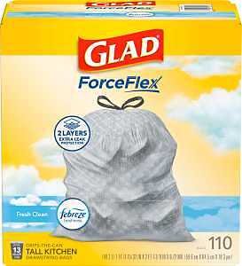 [7527674] TRASH BAG DS FRESH CLN GRY 13G